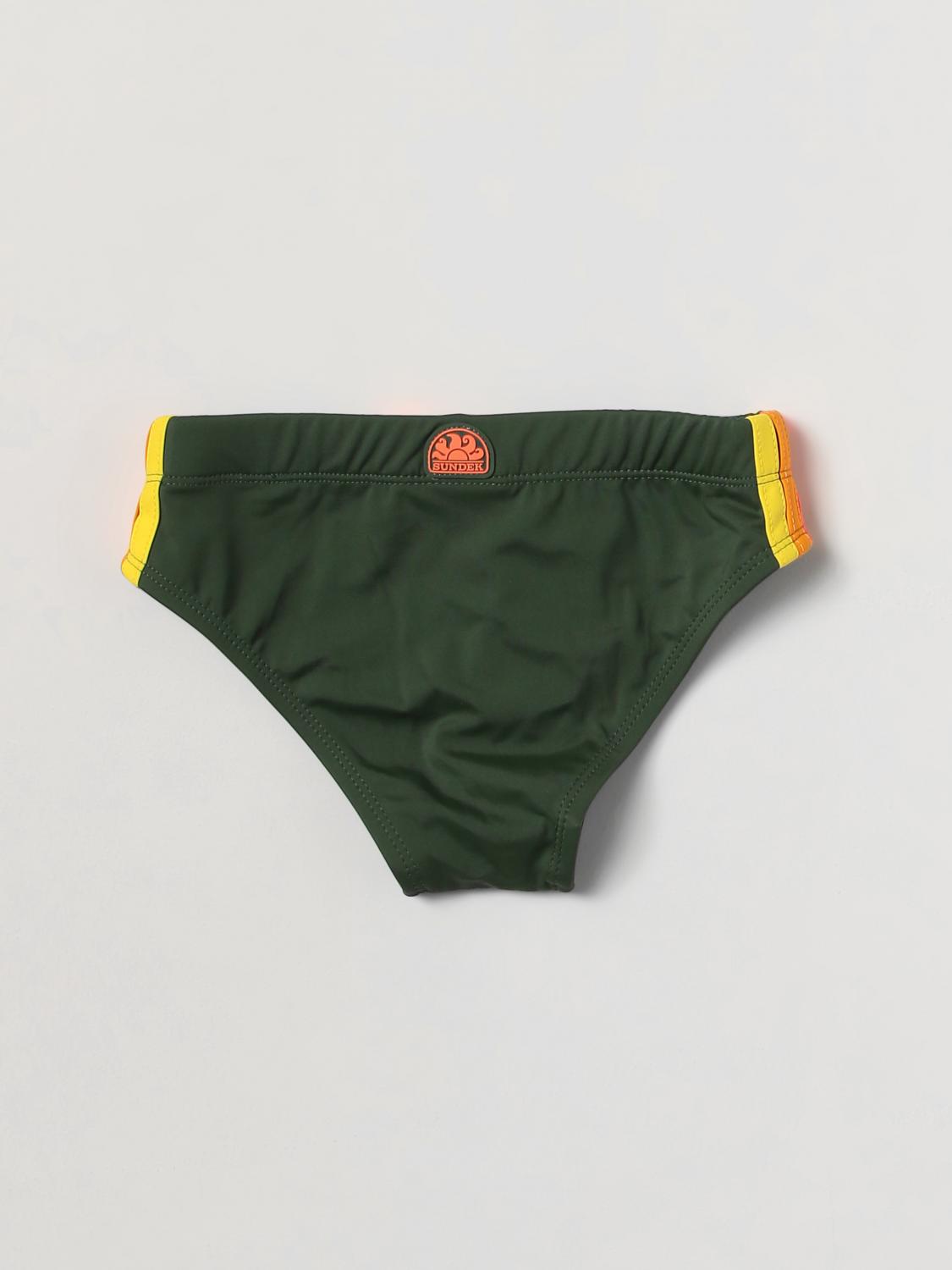 SUNDEK BADEMODE: Bademode kinder Sundek, Grün - Img 2
