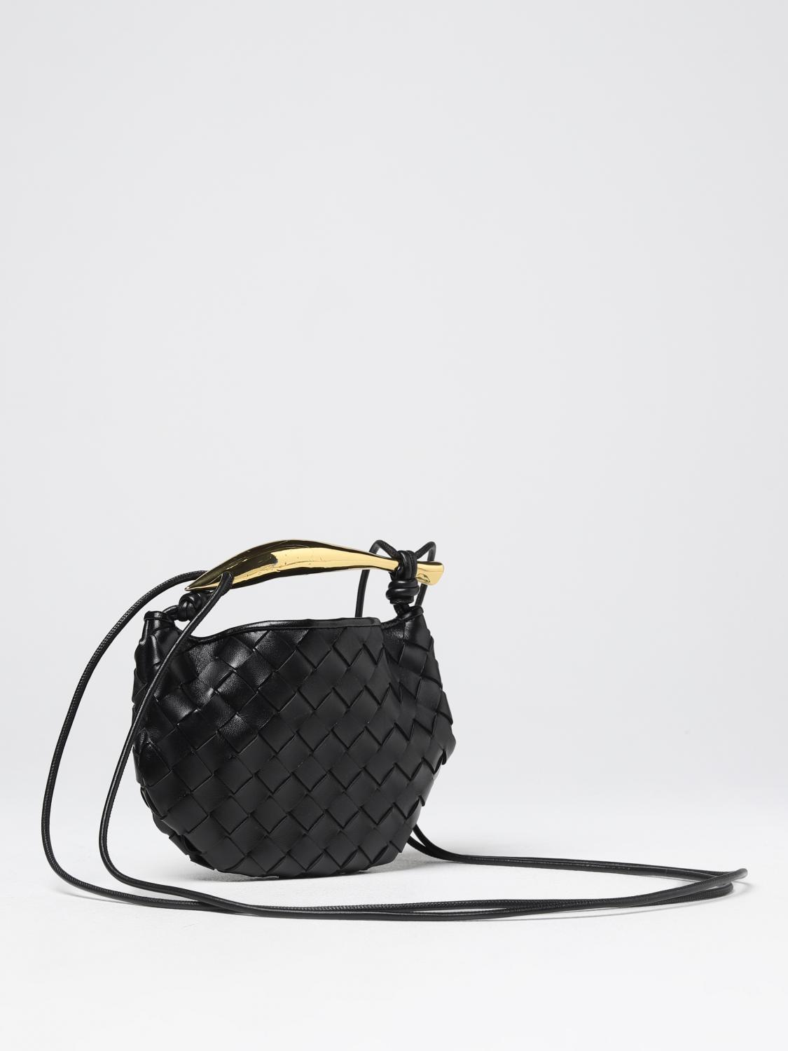 BOTTEGA VENETA BORSA A MANO: Borsa Sardine Bottega Veneta in pelle, Nero - Img 2