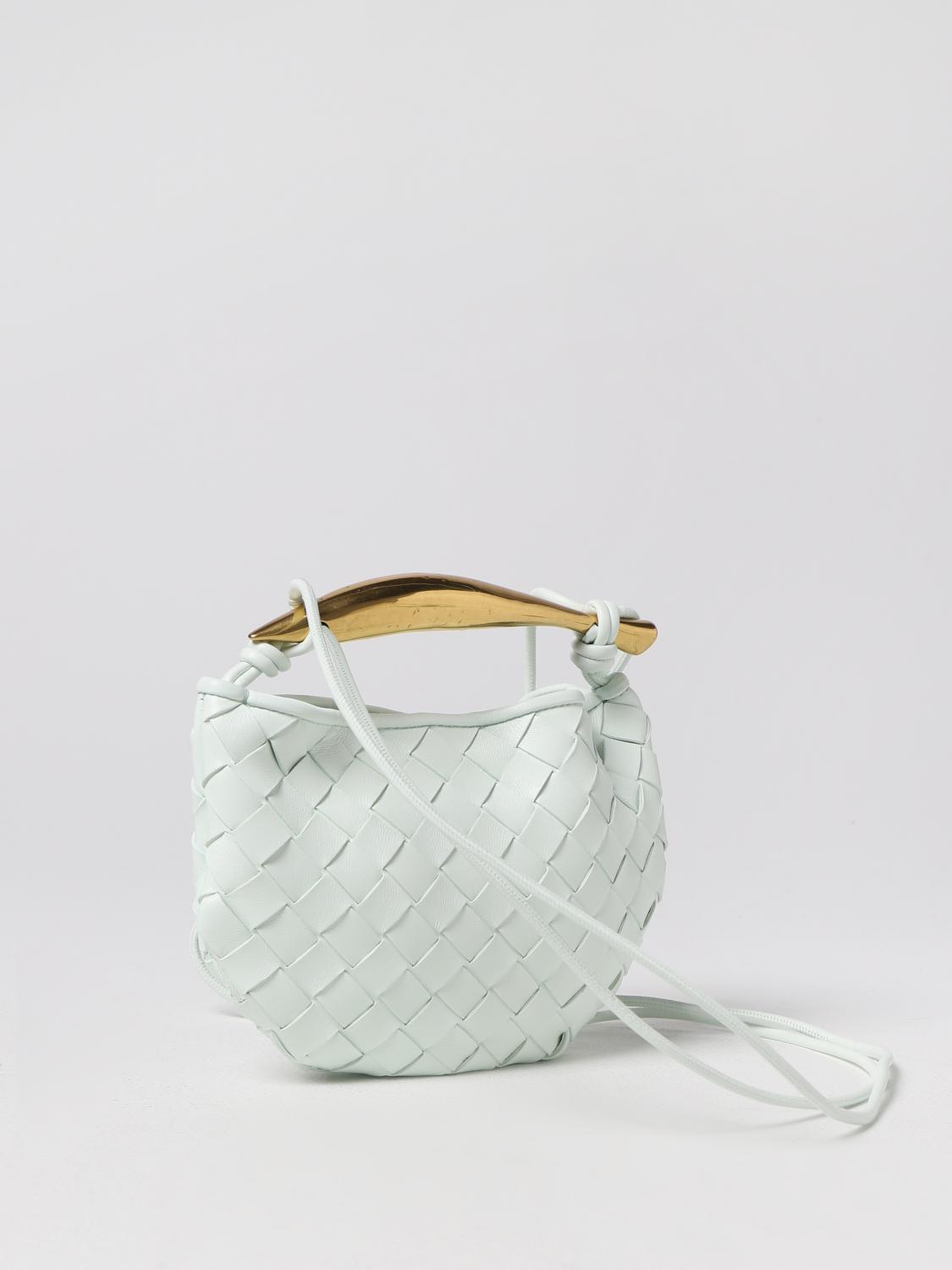 BOTTEGA VENETA BORSA A MANO: Borsa Sardine Bottega Veneta in pelle, Acqua - Img 2