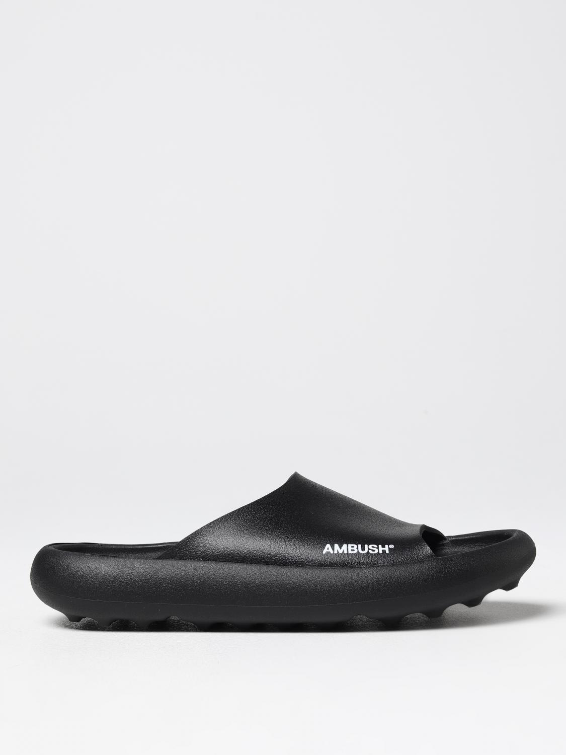 サンダル AMBUSH Men Sandals BMIC001 BLACK Ambush Outlet: Sandals men - Black | Ambush sandals