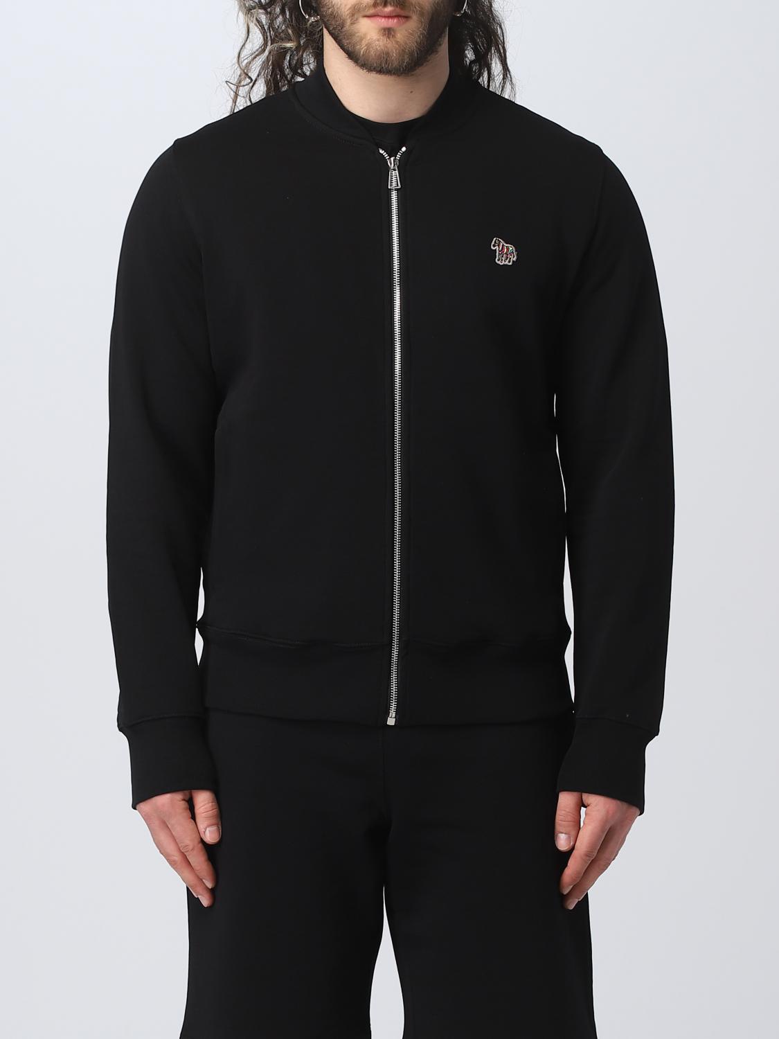 PS PAUL SMITH CHAQUETA: Cazadora bomber Ps Paul Smith de algodón, Negro - Img 1