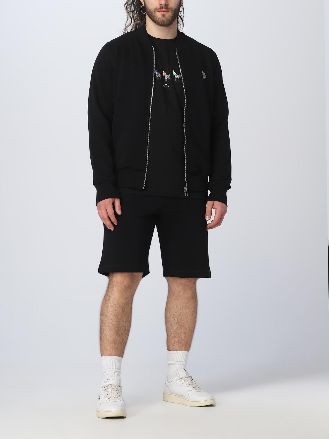 PS PAUL SMITH CHAQUETA: Cazadora bomber Ps Paul Smith de algodón, Negro - Img 2