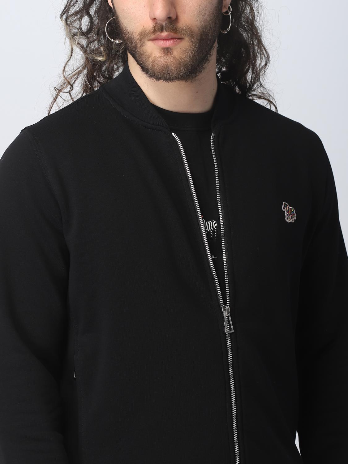 PS PAUL SMITH CHAQUETA: Cazadora bomber Ps Paul Smith de algodón, Negro - Img 5