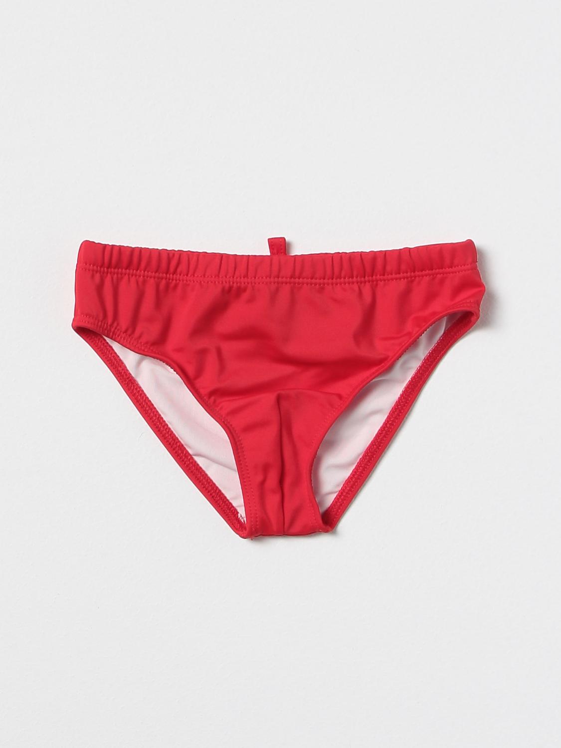 DSQUARED2 BADEMODE: Bademode kinder Dsquared2 Junior, Rot - Img 1