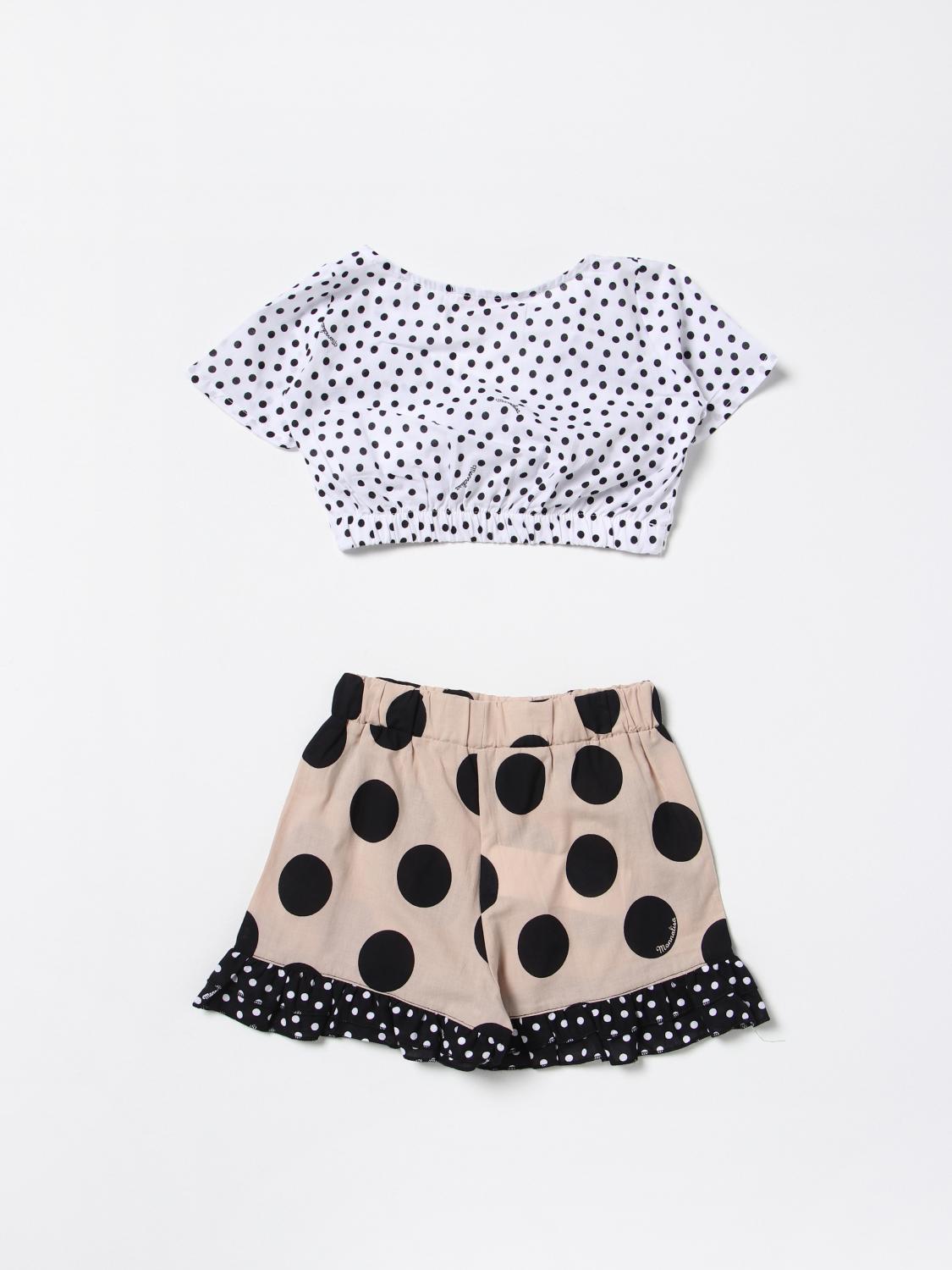 MONNALISA VESTIDO: Vestido niños Monnalisa, Blanco - Img 2