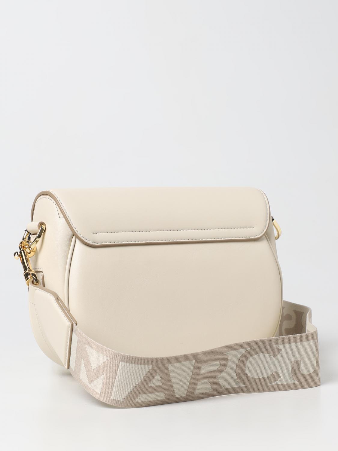 MARC JACOBS BORSA A SPALLA: Borsa Do The Messenger Marc Jacobs in pelle, Bianco - Img 2