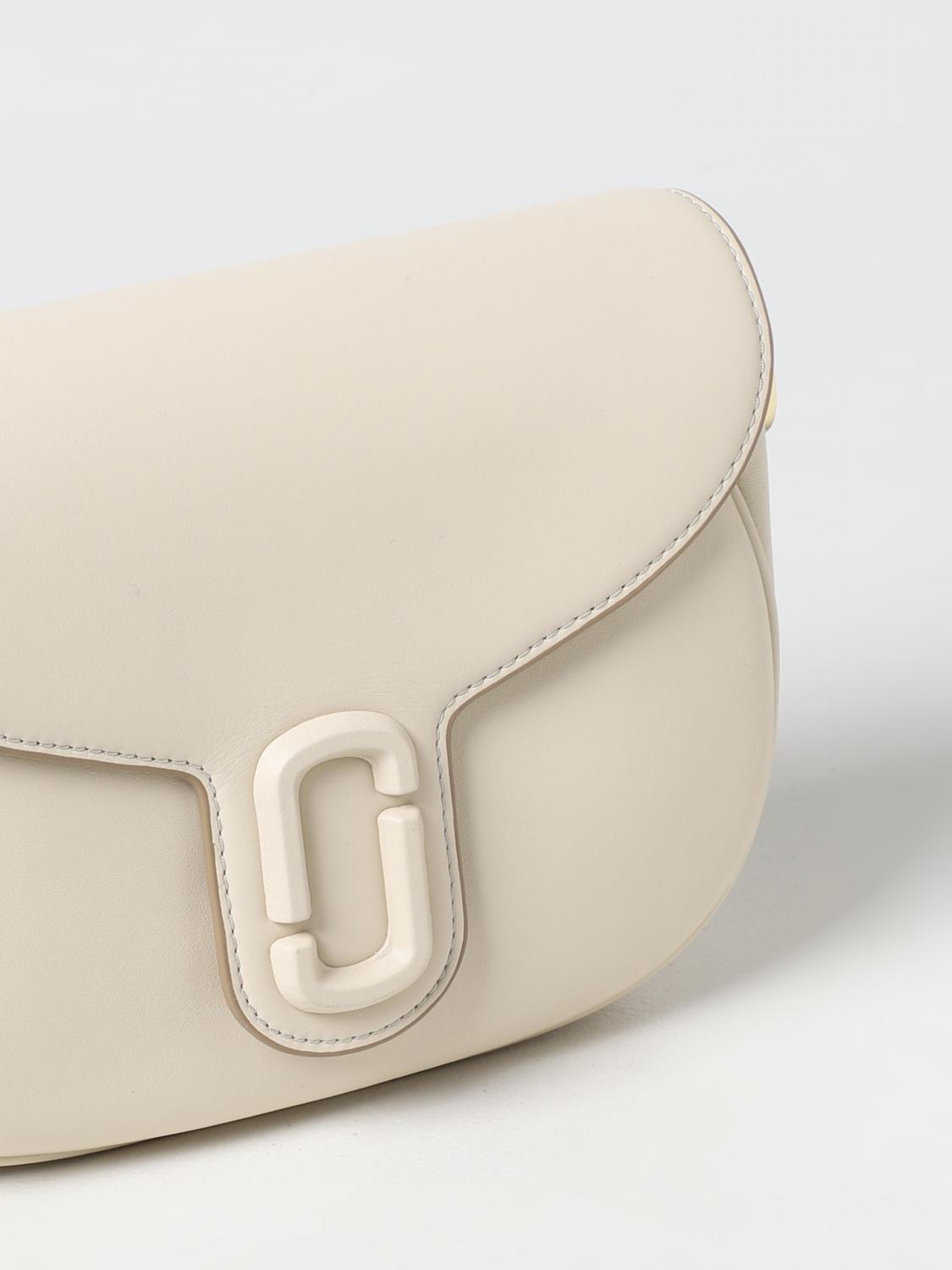 MARC JACOBS BORSA A SPALLA: Borsa Do The Messenger Marc Jacobs in pelle, Bianco - Img 3
