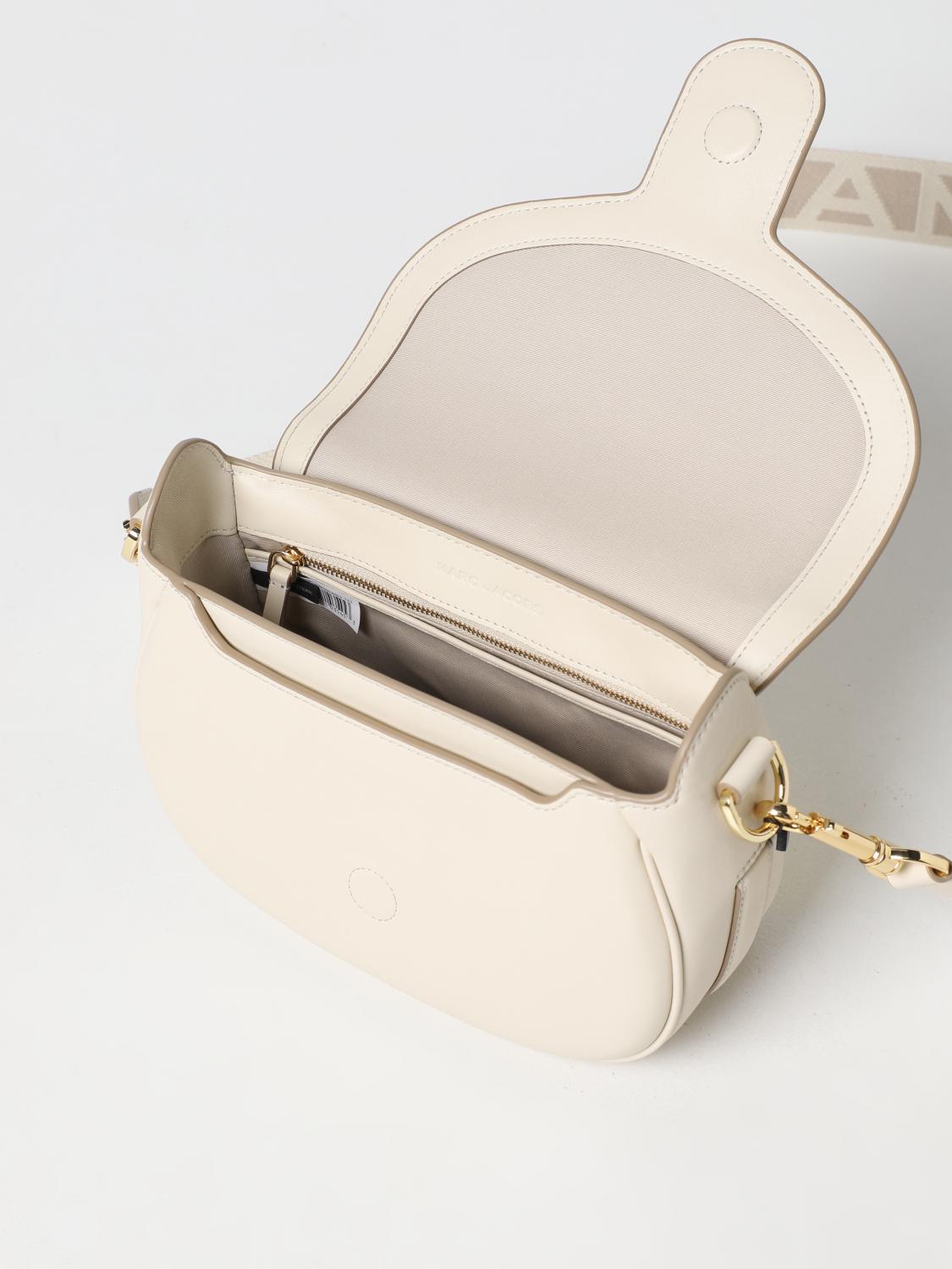 MARC JACOBS BORSA A SPALLA: Borsa Do The Messenger Marc Jacobs in pelle, Bianco - Img 4