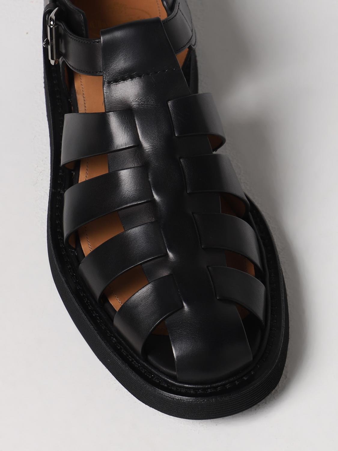 サンダル CHURCH'S Men Sandals Black EX00249AGX F0AAB CHURCH'S: Sandals men - Black | Church's sandals EX00249AGX