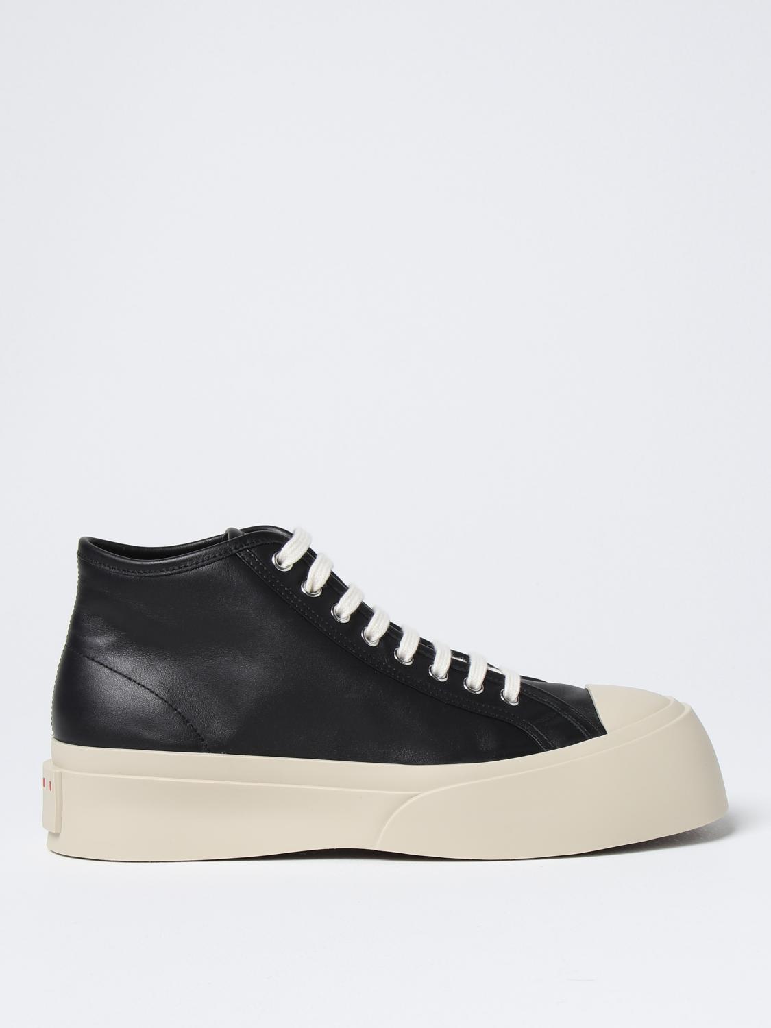 MARNI SNEAKERS: Pablo Marni leather sneakers, Black - Img 1