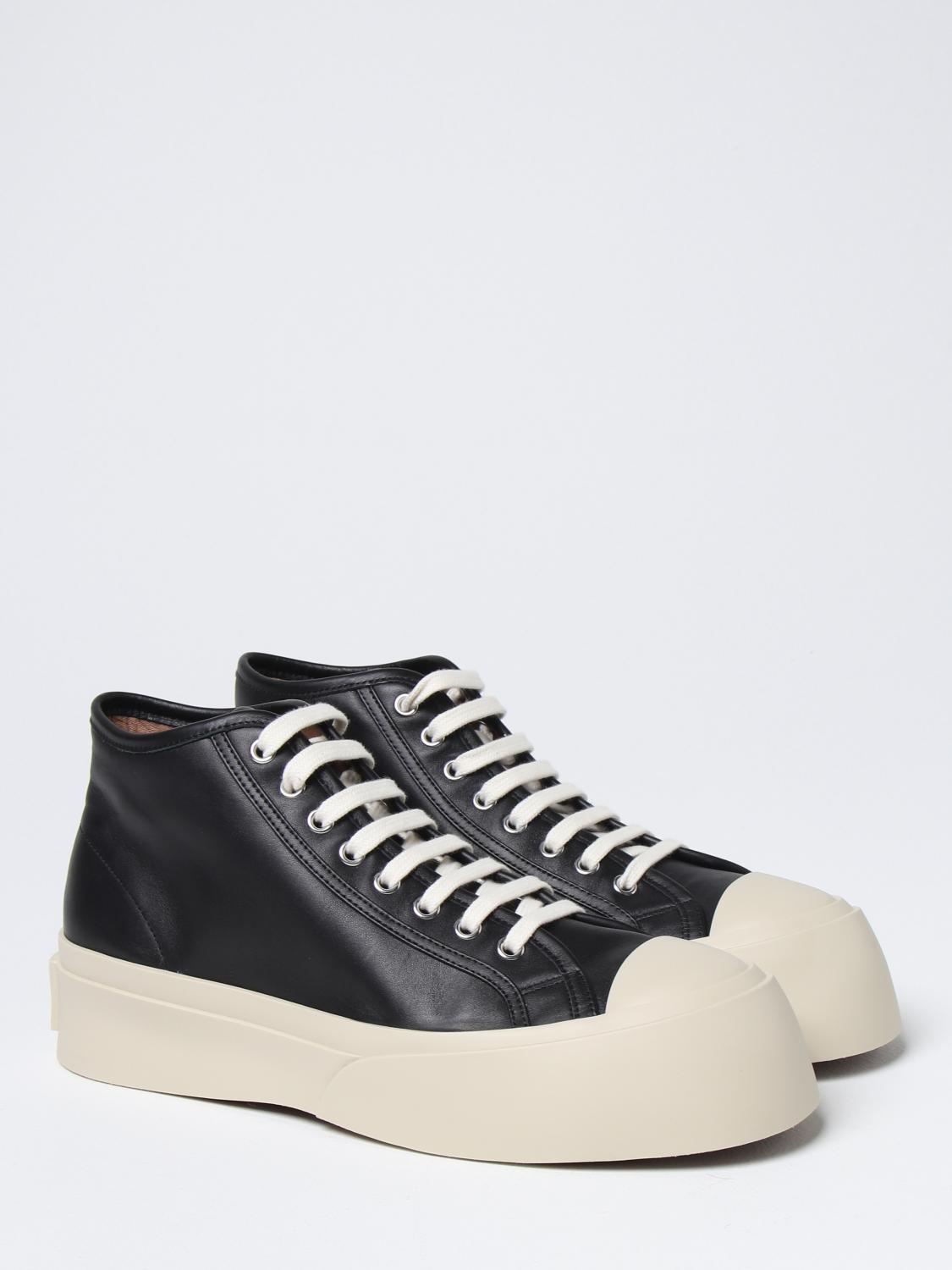 MARNI SNEAKERS: Pablo Marni leather sneakers, Black - Img 2