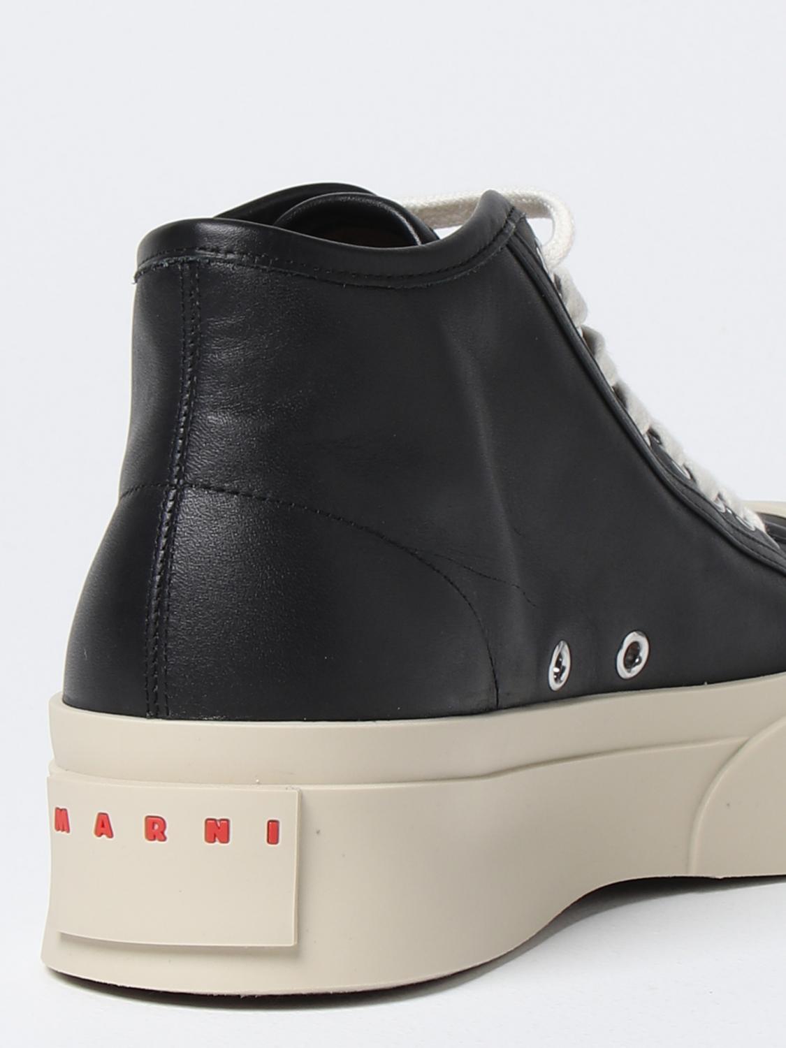 MARNI SNEAKERS: Pablo Marni leather sneakers, Black - Img 3