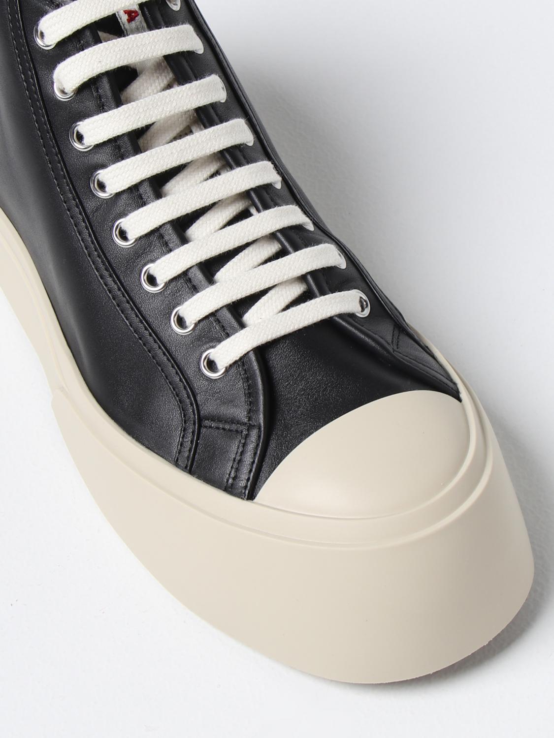 MARNI SNEAKERS: Pablo Marni leather sneakers, Black - Img 4