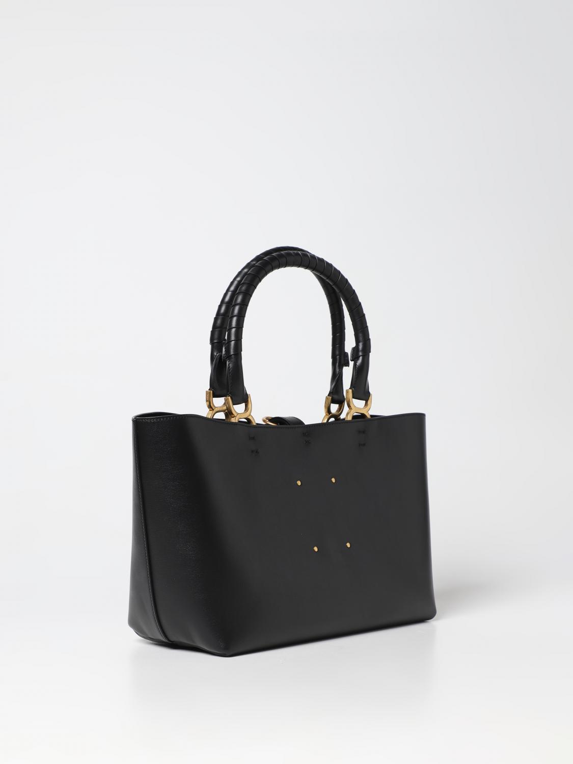 CHLOÉ HANDBAG: Marcie Chloé bag in leather, Black - Img 2