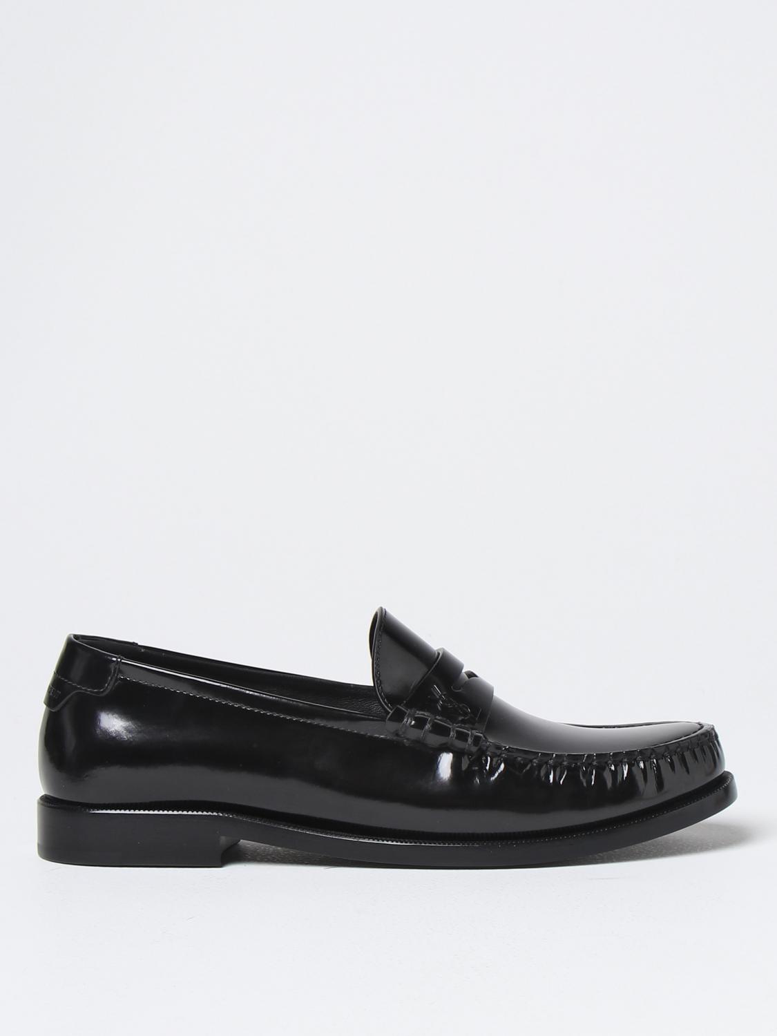 SAINT LAURENT MOCASSINI: Mocassino Le Loafer Saint Laurent in pelle, Nero - Img 1