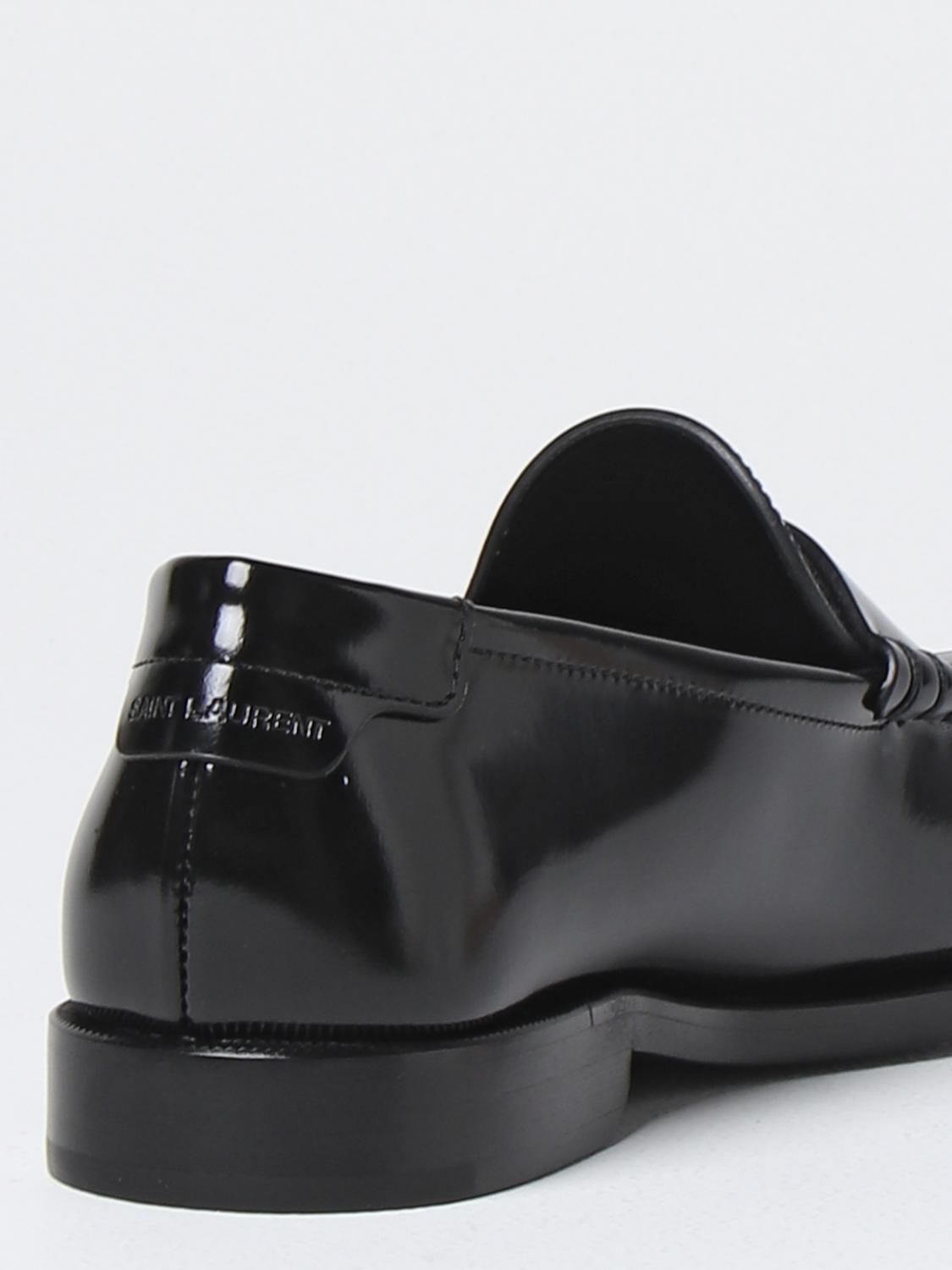 SAINT LAURENT MOCASSINI: Mocassino Le Loafer Saint Laurent in pelle, Nero - Img 3