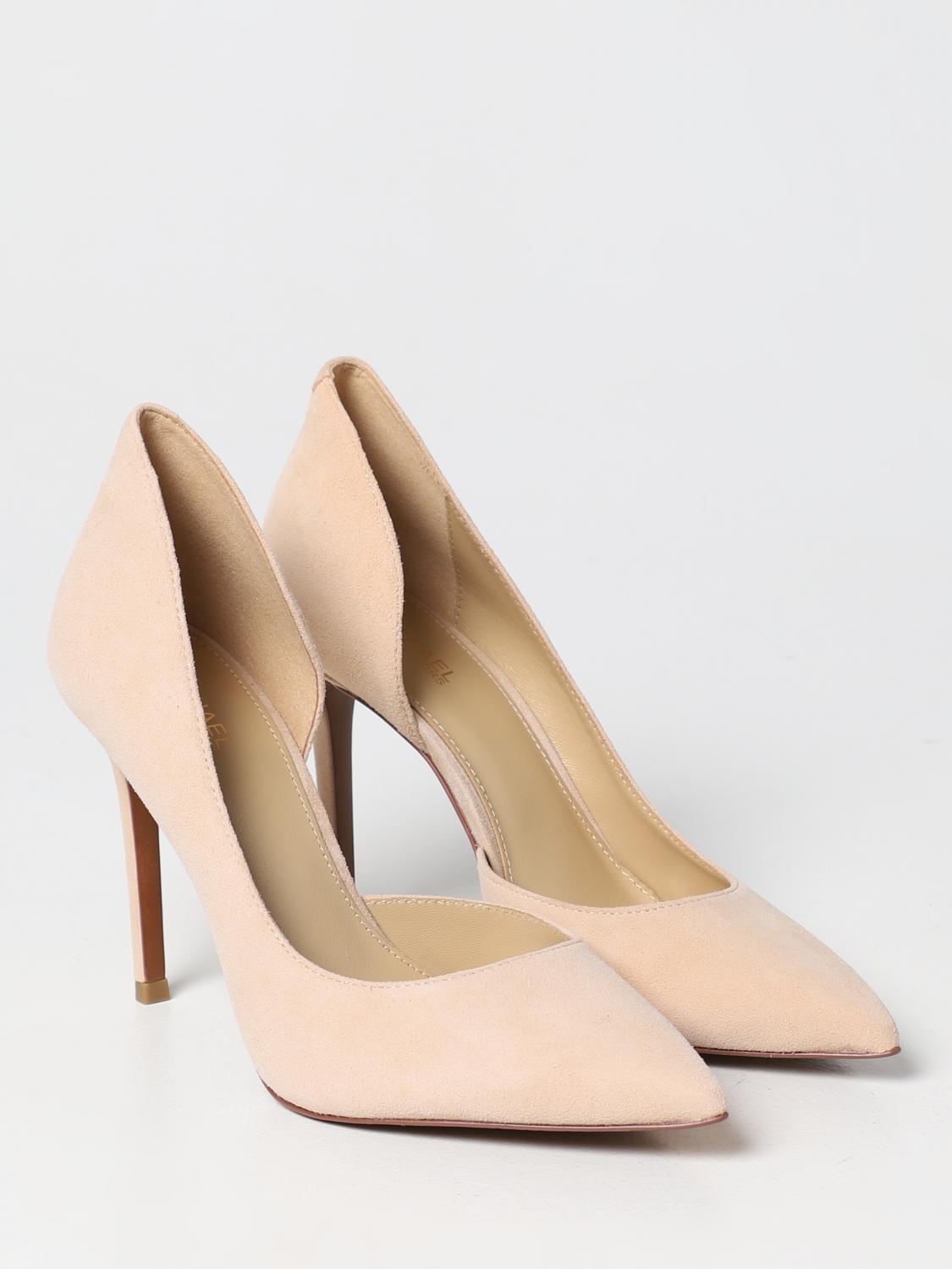 MICHAEL KORS DÉCOLLETÉ: Décolleté Michael Kors in suede, Beige - Img 2