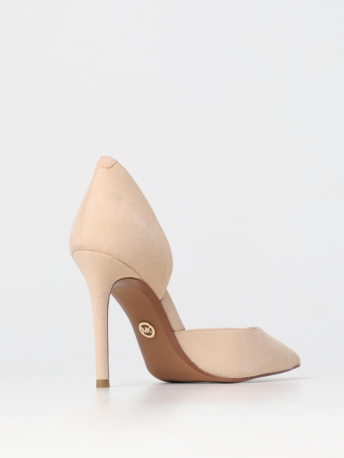 MICHAEL KORS DÉCOLLETÉ: Décolleté Michael Kors in suede, Beige - Img 3