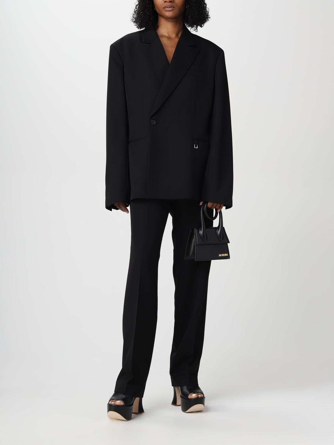 JACQUEMUS: Handbag woman - Black | Jacquemus mini bag
