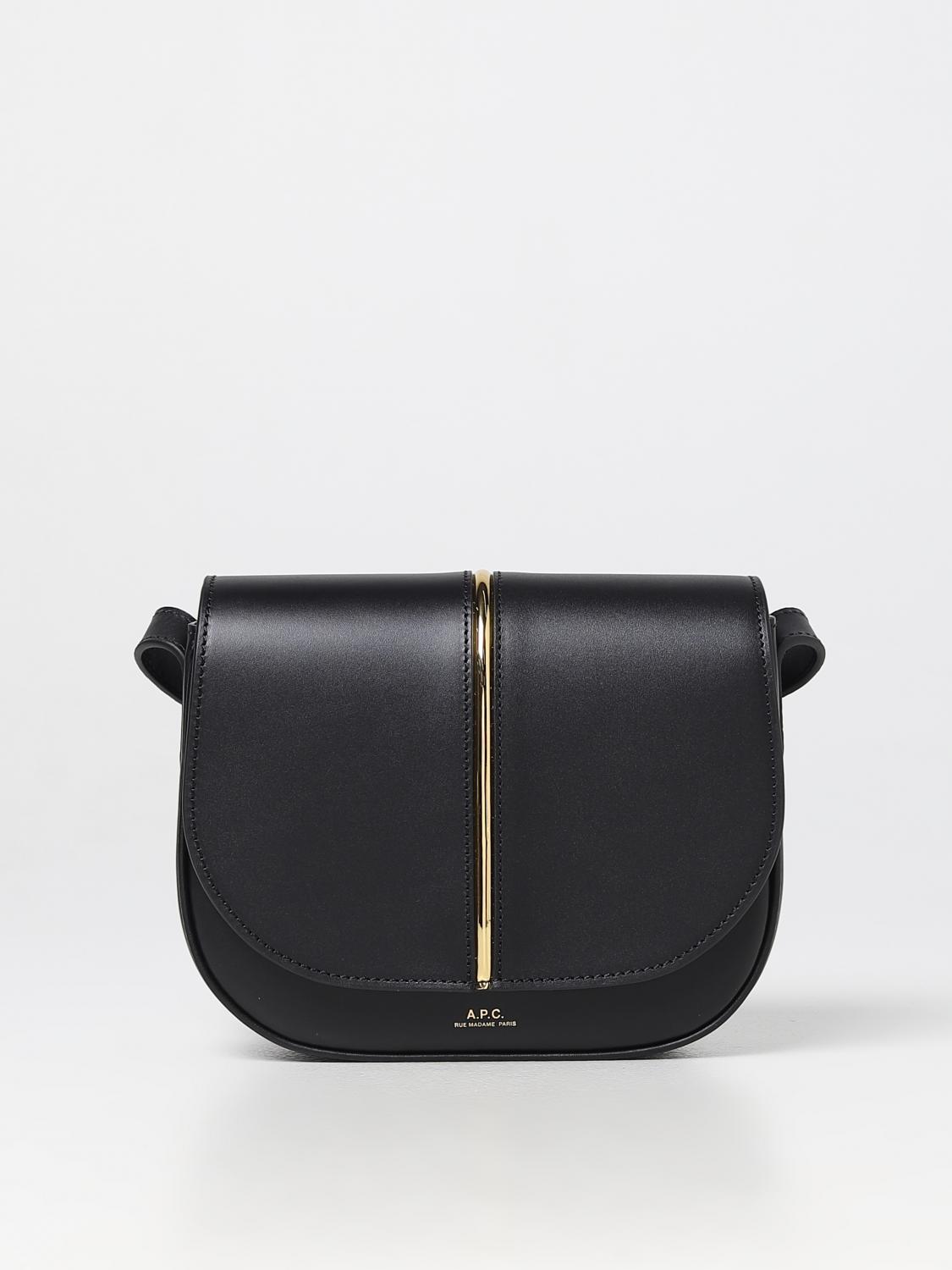 A.P.C. BORSA MINI: Borsa Betty A.P.C. in pelle, Nero - Img 1