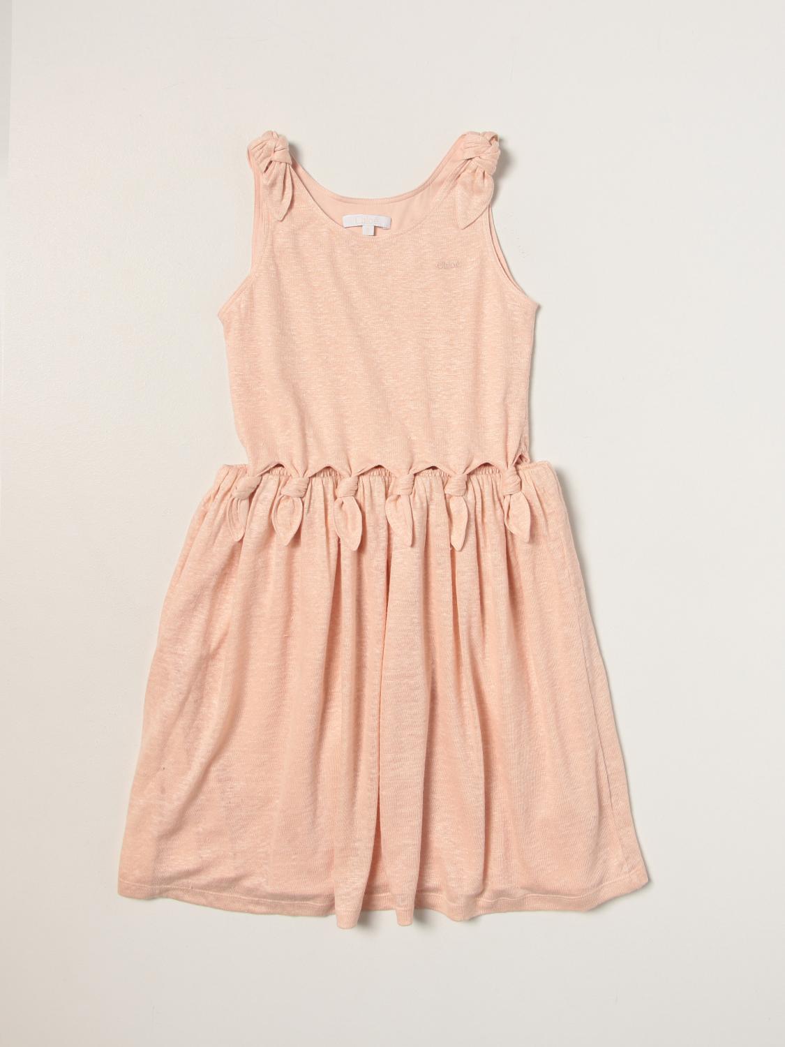 CHLOÉ VESTIDO: Vestido niños ChloÉ, Rosa - Img 1