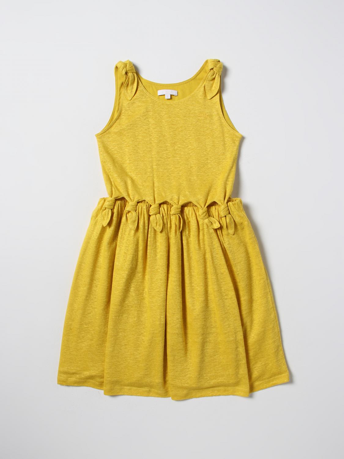 CHLOÉ VESTIDO: Vestido niños ChloÉ, Ocre - Img 1