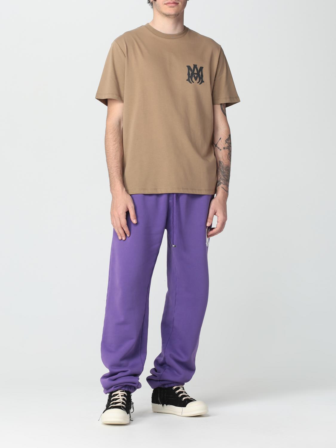 Amiri T-shirt men - Brown | MJL015 | GIGLIO.COM