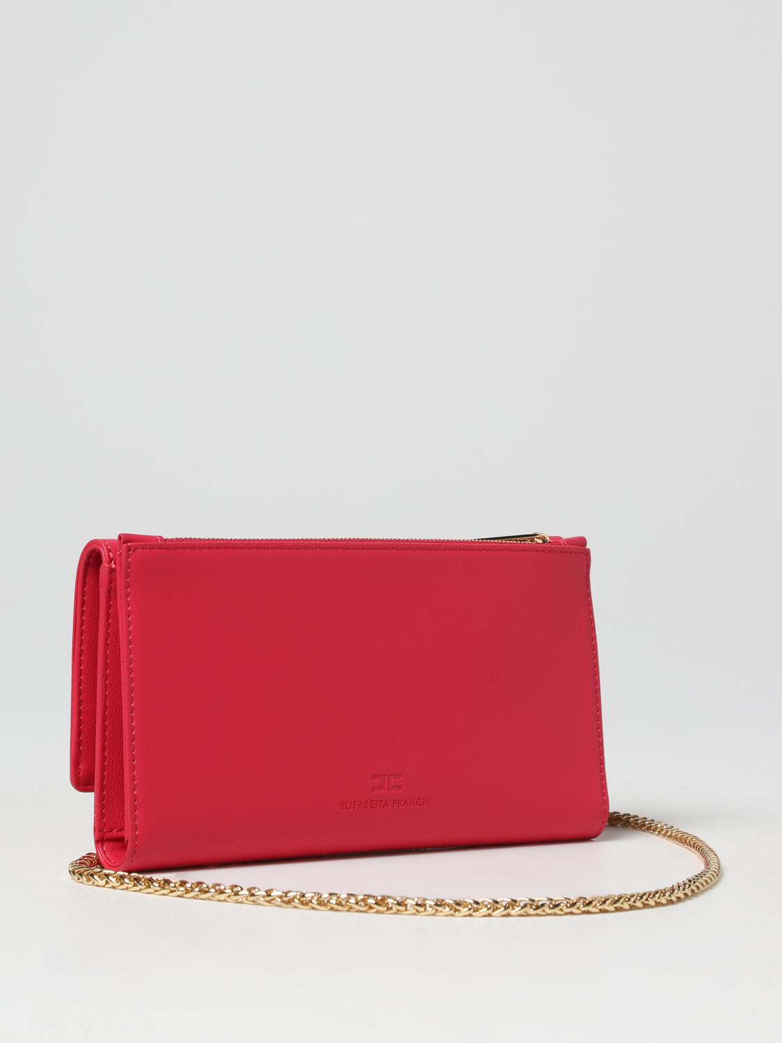 ELISABETTA FRANCHI BORSA MINI: Borsa Elisabetta Franchi in pelle sintetica, Fuxia - Img 2