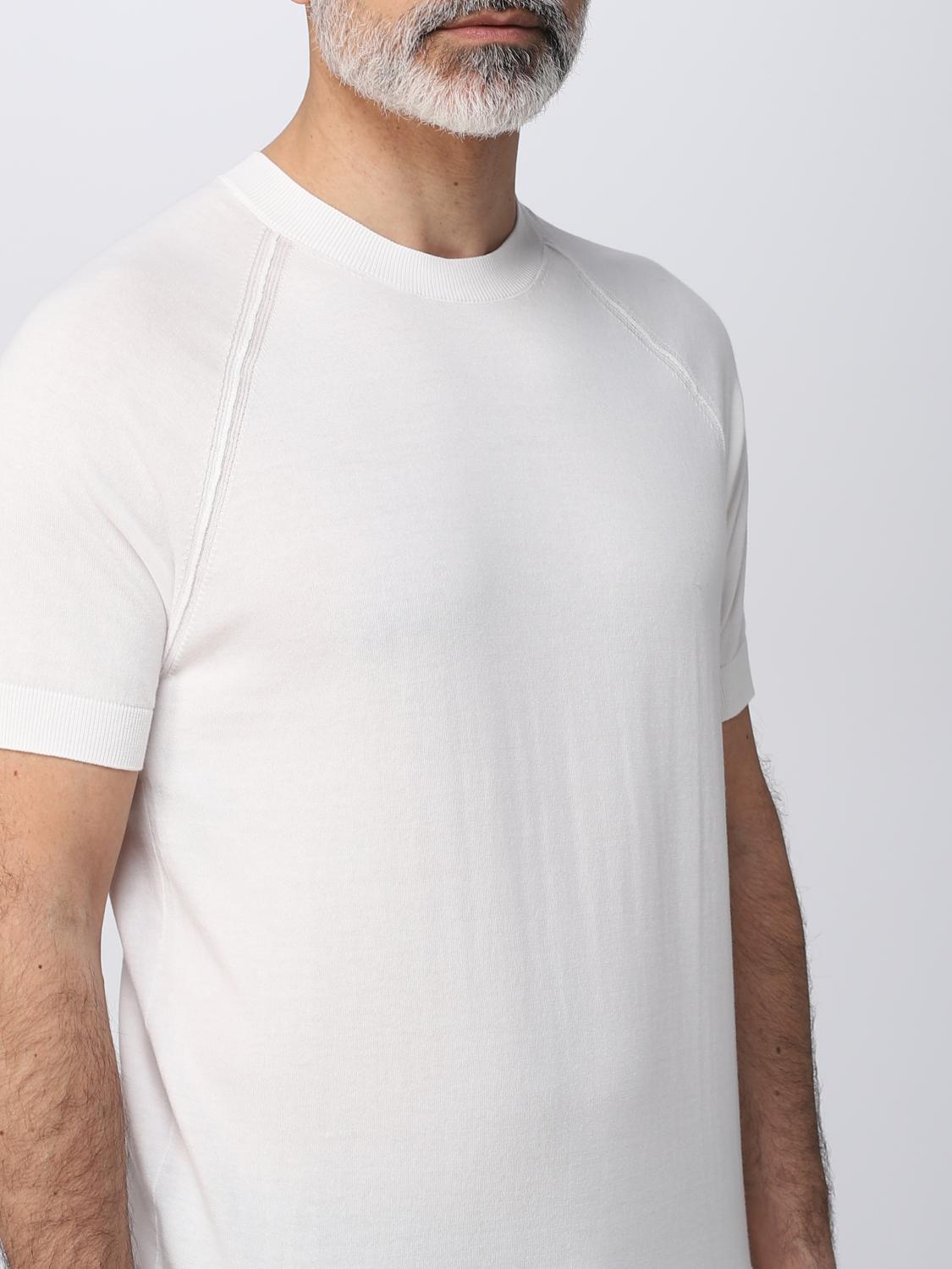 PAOLO PECORA T-SHIRT: Pull homme Paolo Pecora, Blanc - Img 3