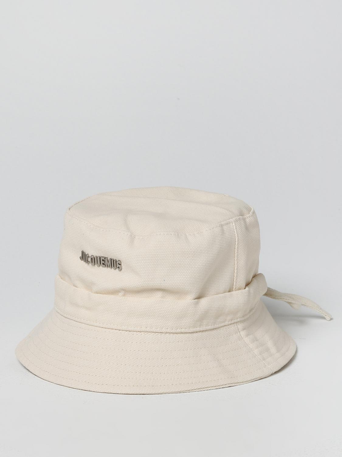 JACQUEMUS CAPPELLO: Cappello Jacquemus in cotone, Bianco - Img 1