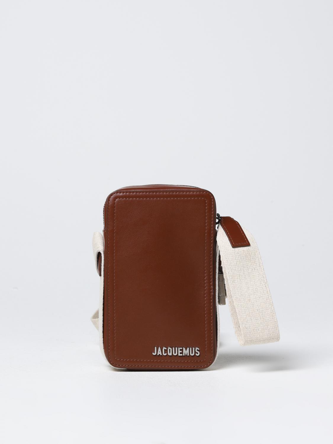 JACQUEMUS BANDOLERA: Bolsos hombre Jacquemus, Marrón - Img 1