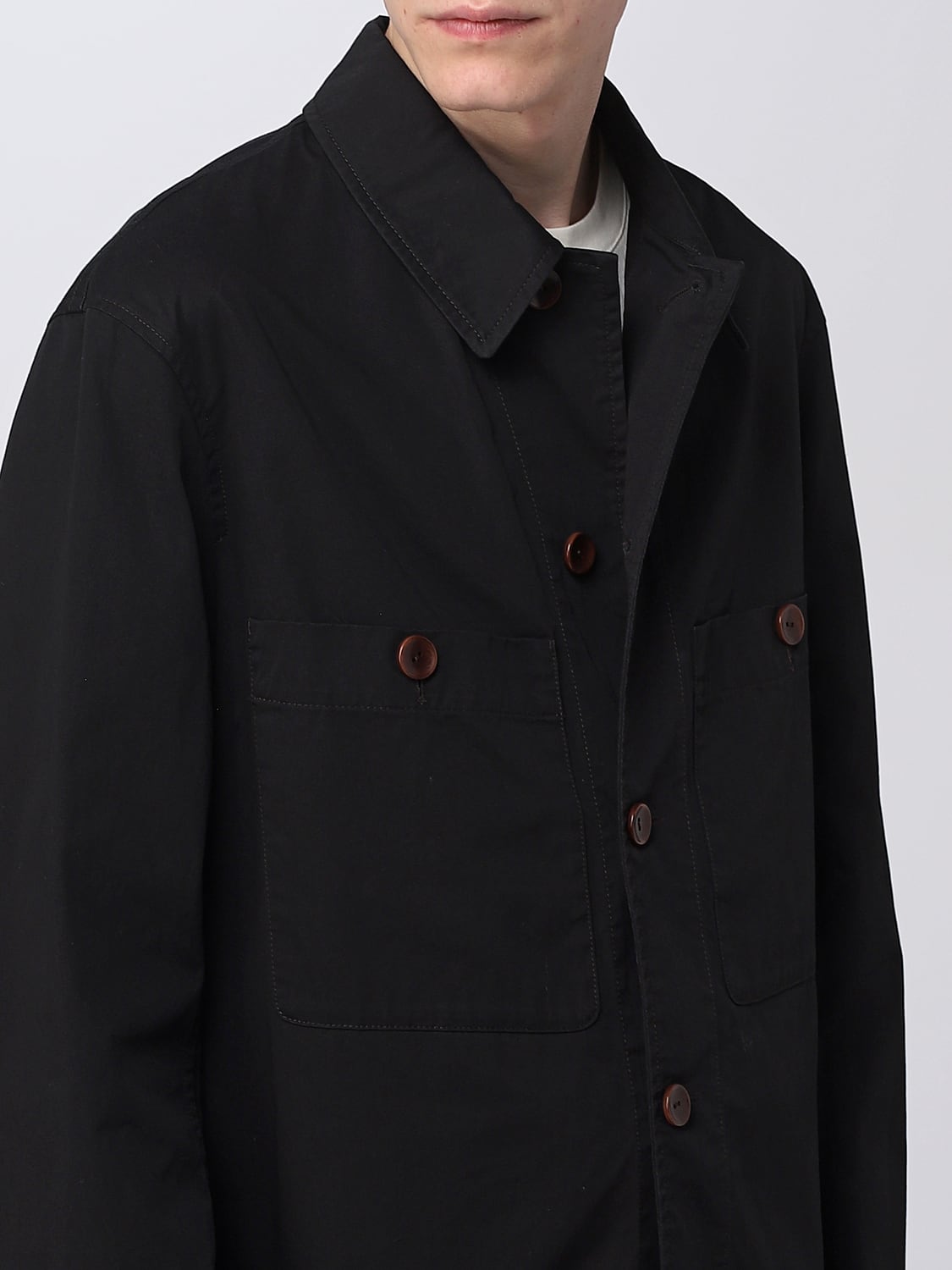LEMAIRE CAMICIA: Camicia Lemaire in cotone, Nero - Img 5
