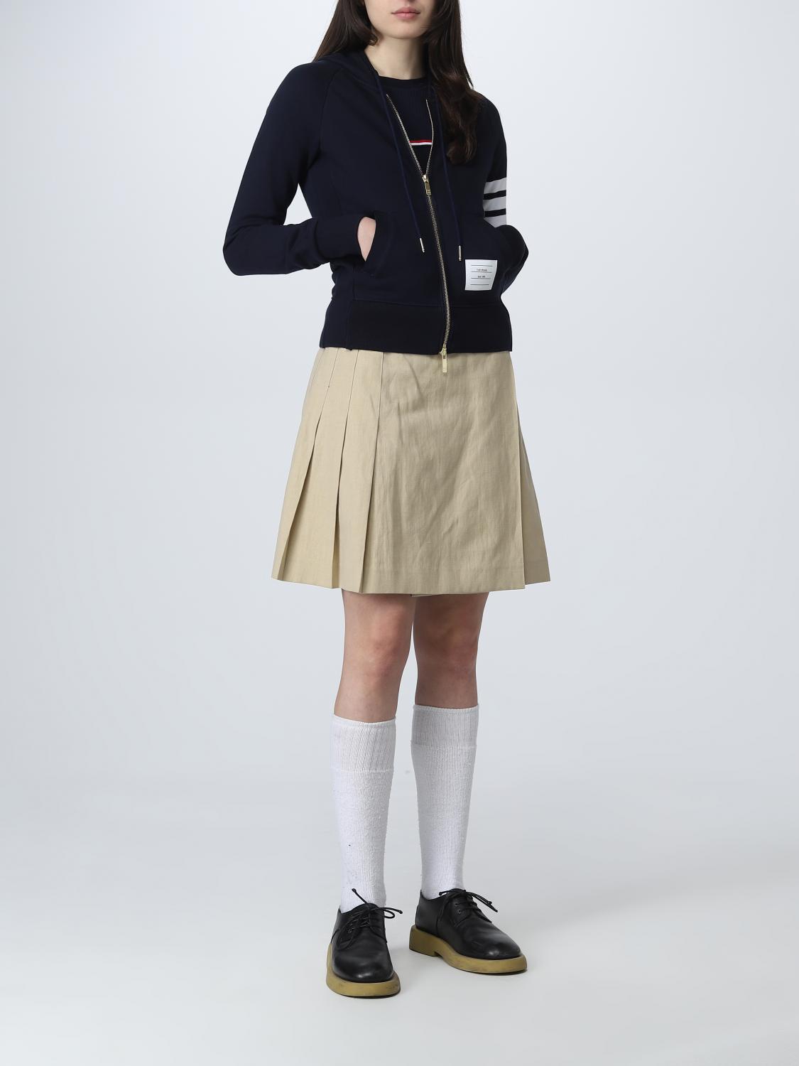 THOM BROWNE SUDADERA: Sudadera mujer Thom Browne, Azul Oscuro - Img 2