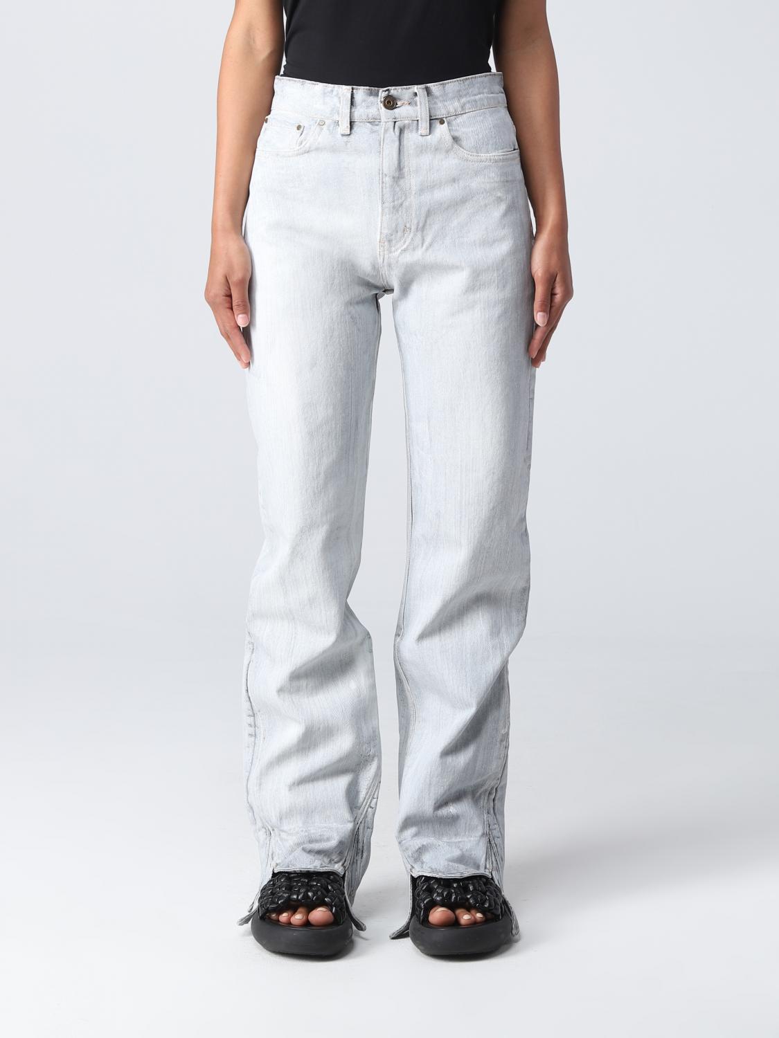 Y/PROJECT JEANS: Jeans woman Y/project, White - Img 1