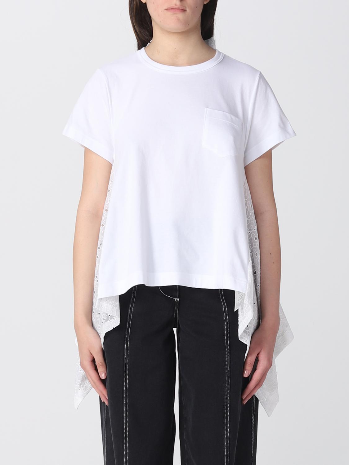 Sacai Tシャツ レディース - ホワイト | 2306556 | GIGLIO.COM
