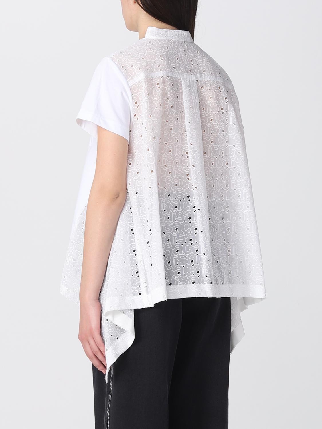 Sacai Tシャツ レディース - ホワイト | 2306556 | GIGLIO.COM