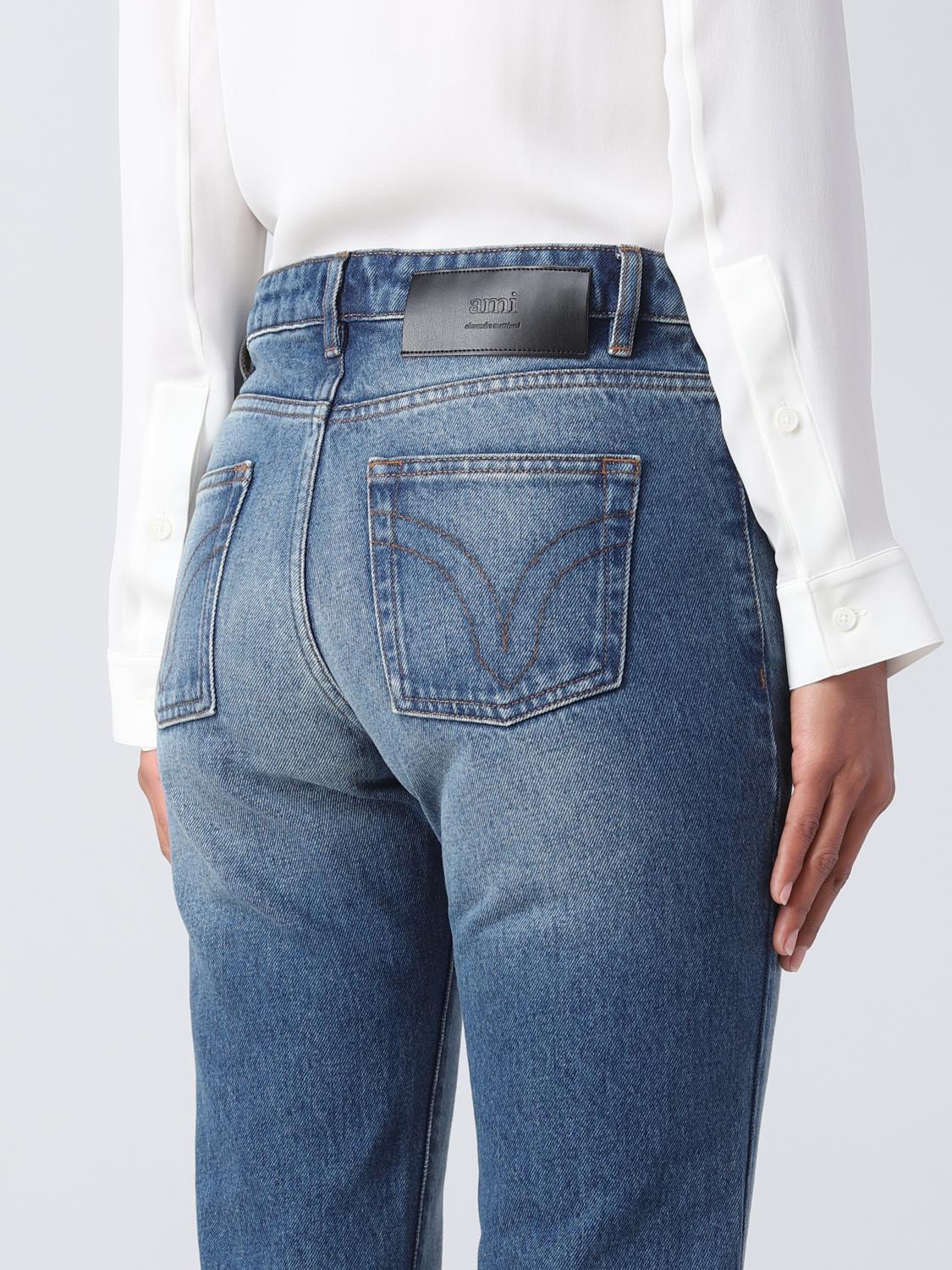 AMI PARIS JEANS: Jeans damen Ami Paris, Blau - Img 3