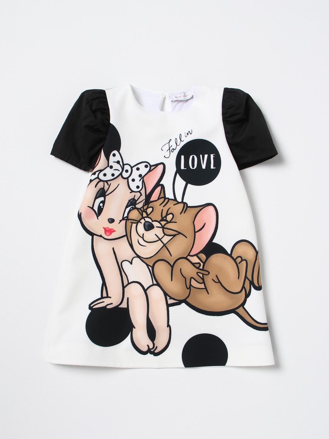 MONNALISA VESTIDO: Vestido niños Monnalisa, Blanco - Img 1