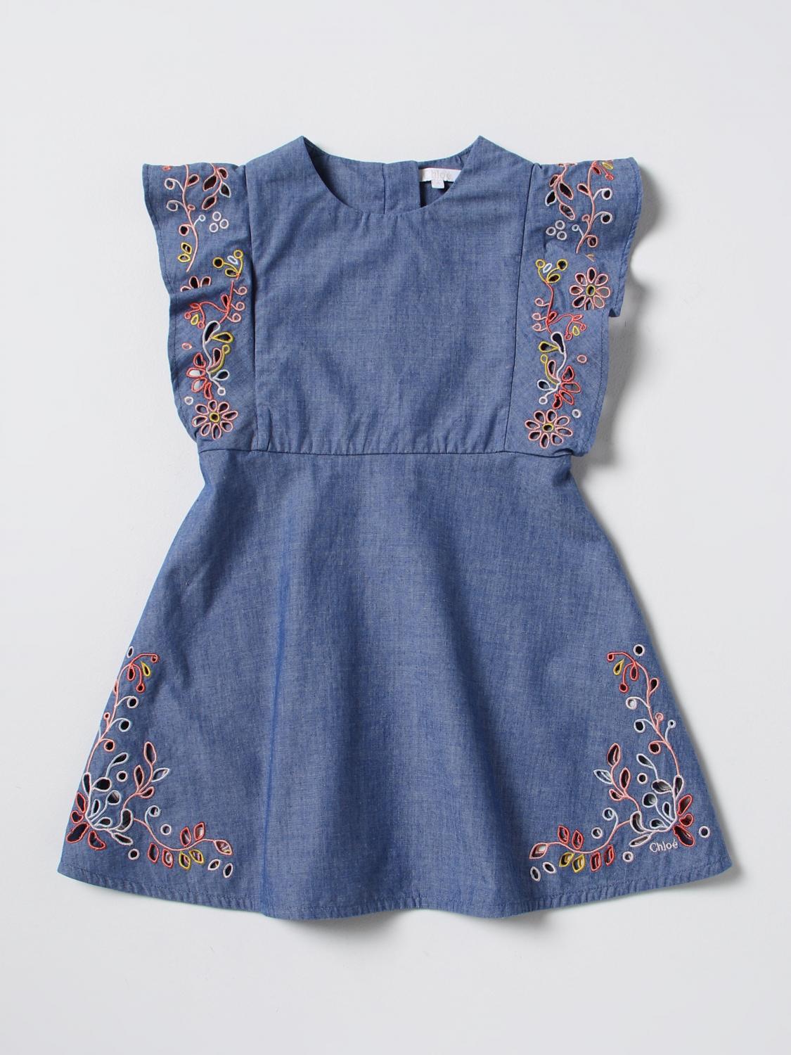 CHLOÉ VESTIDO: Vestido niños ChloÉ, Blanco - Img 1