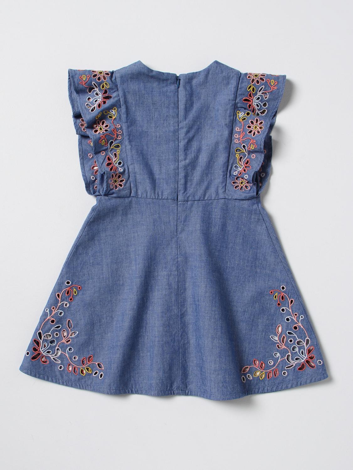 CHLOÉ VESTIDO: Vestido niños ChloÉ, Blanco - Img 2