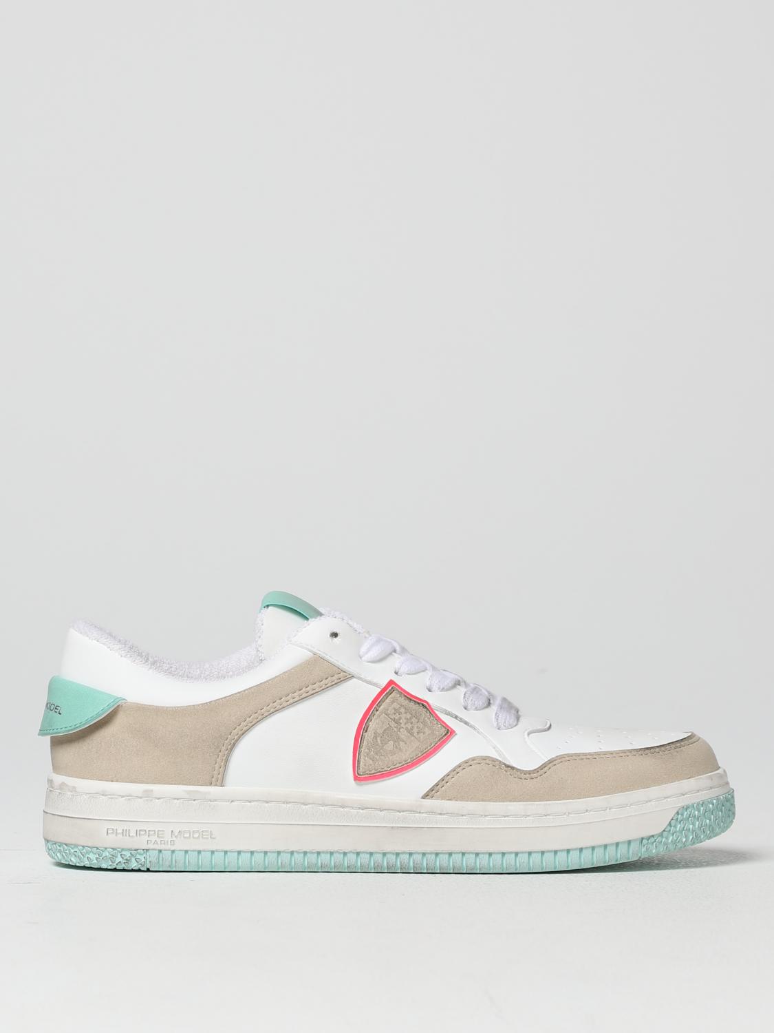 PHILIPPE MODEL BASKETS: Baskets femme Philippe Model, Blanc - Img 1