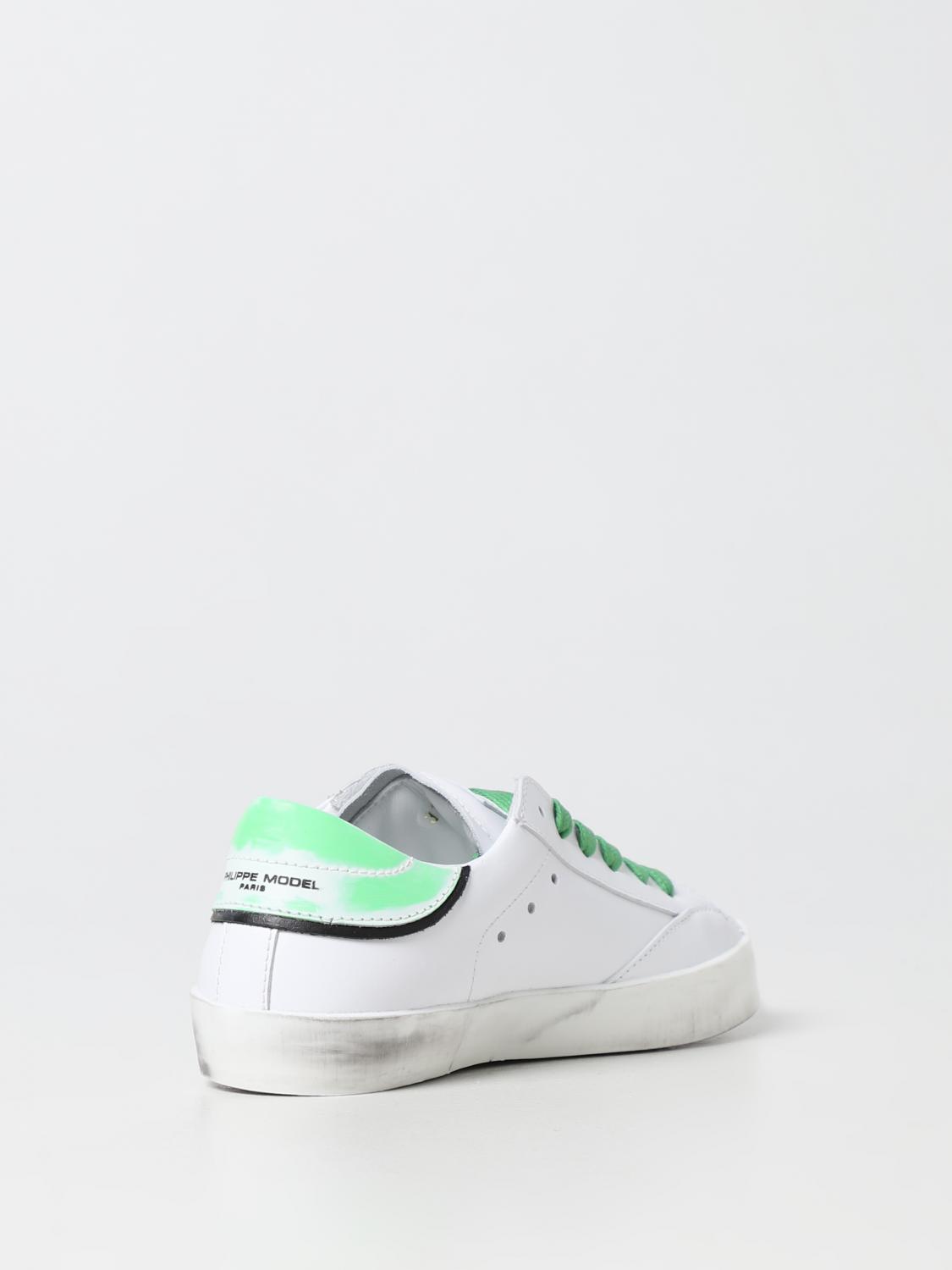 PHILIPPE MODEL JUNIOR SNEAKERS: Schuhe kinder Philippe Model Junior, Weiss 1 - Img 3