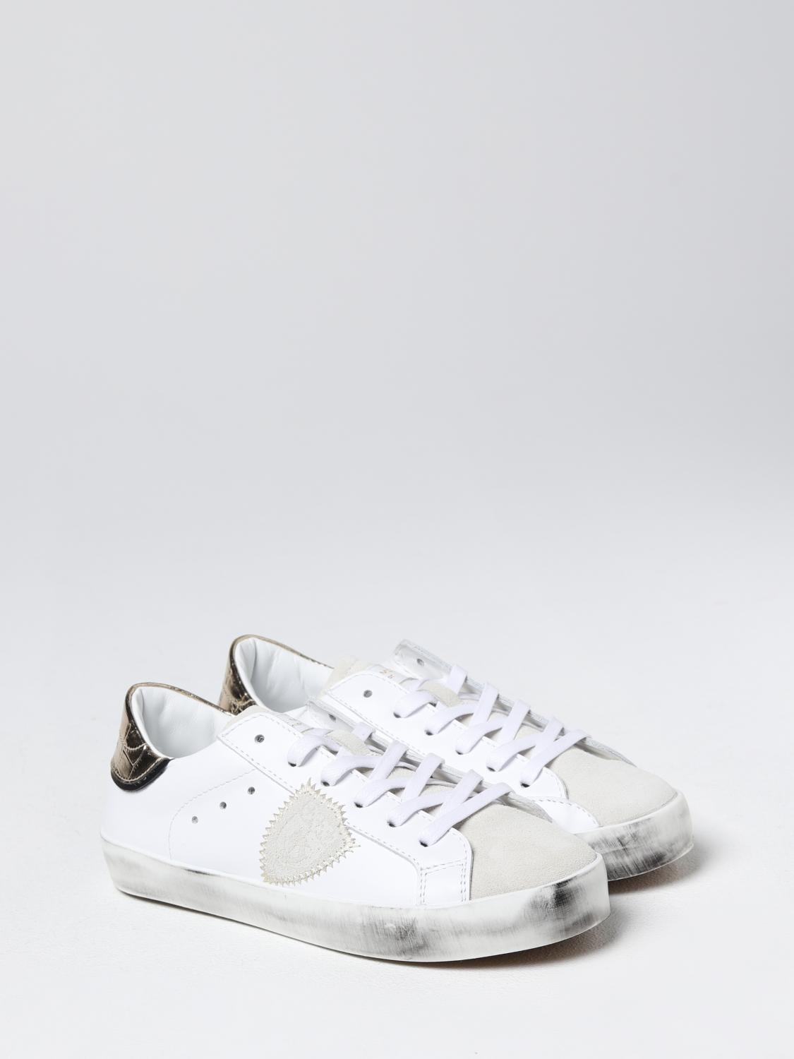 PHILIPPE MODEL JUNIOR ZAPATILLAS: Zapatos niños Philippe Model Junior, Blanco - Img 2