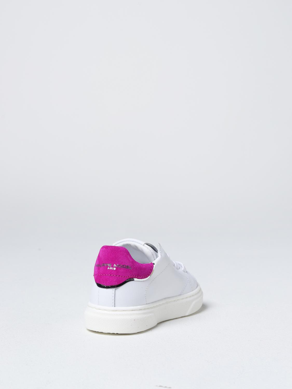 PHILIPPE MODEL JUNIOR ZAPATOS: Zapatos niños Philippe Model Junior, Blanco - Img 3