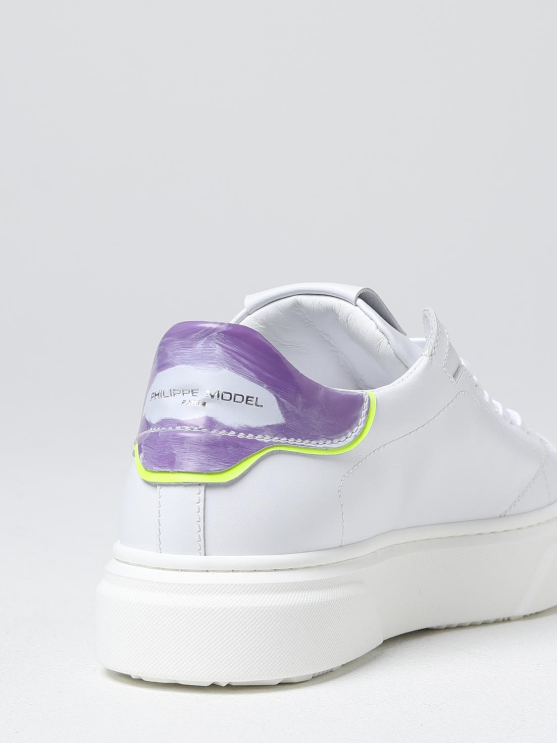 PHILIPPE MODEL JUNIOR ZAPATOS: Zapatos niños Philippe Model Junior, Blanco - Img 3