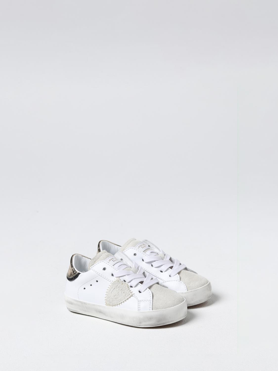 PHILIPPE MODEL JUNIOR ZAPATOS: Zapatos niños Philippe Model Junior, Blanco - Img 2