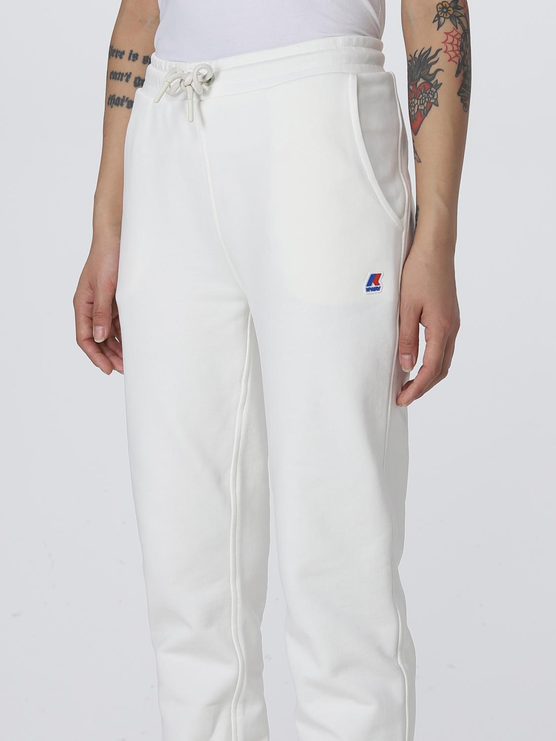 K-WAY БРЮКИ: Брюки Женское K-way, Белый - Img 4