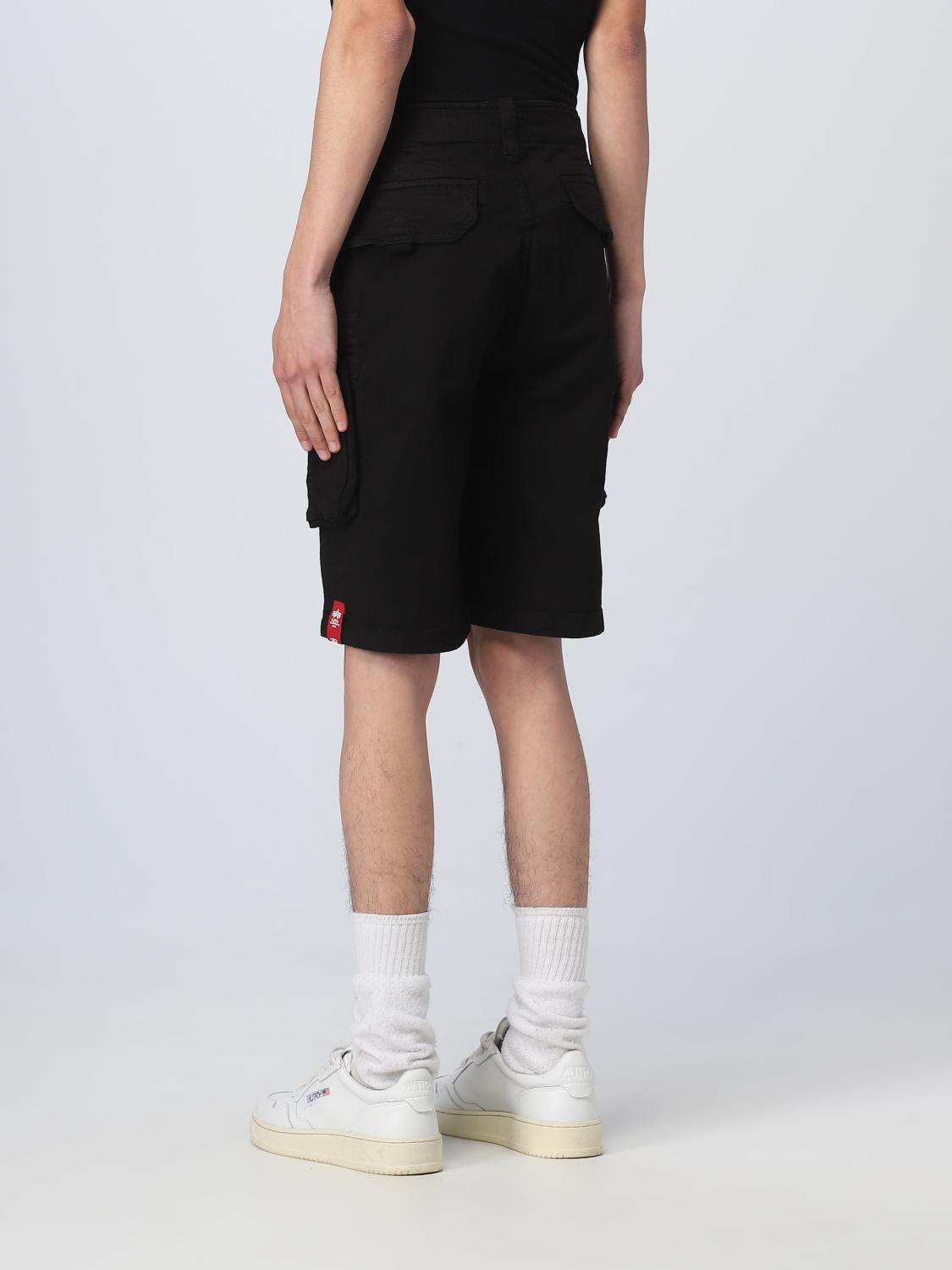 ALPHA INDUSTRIES SHORTS: Short men Alpha Industries, Black - Img 2