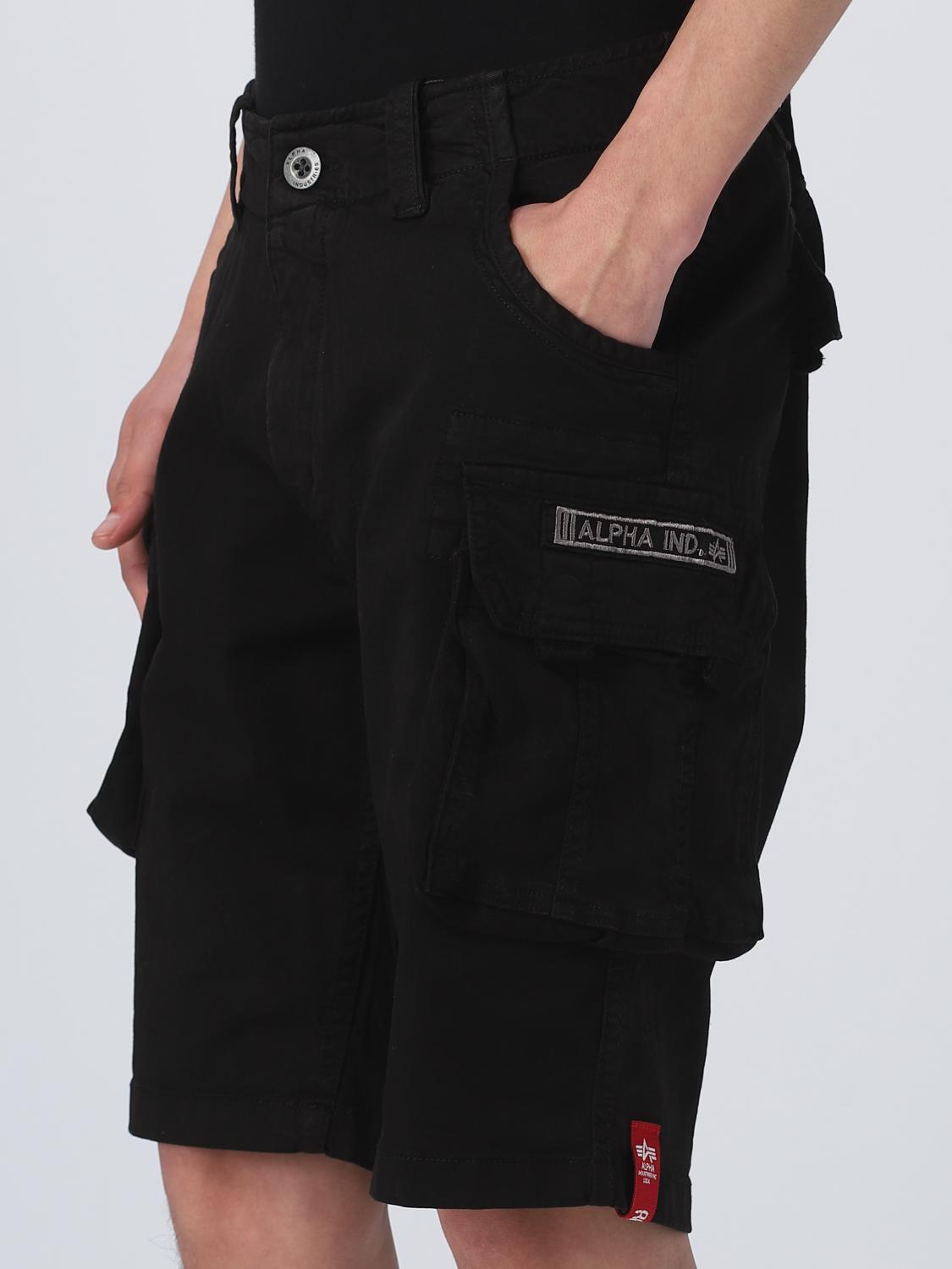 ALPHA INDUSTRIES SHORTS: Short men Alpha Industries, Black - Img 3