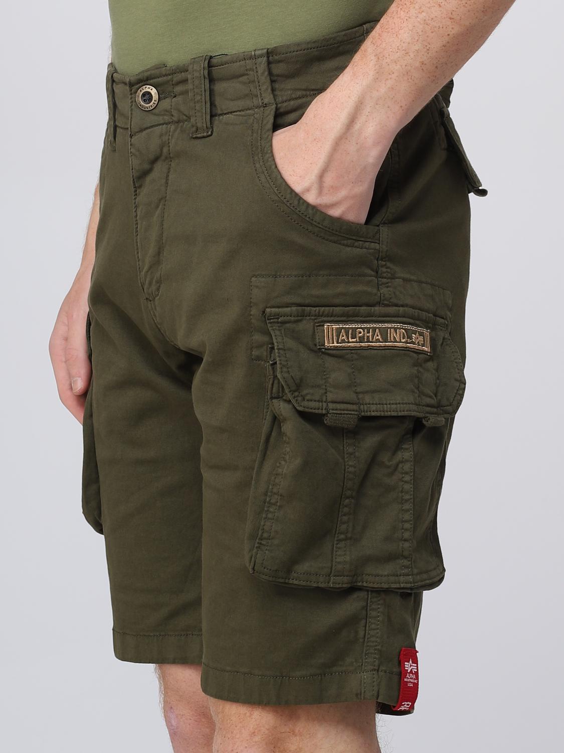 ALPHA INDUSTRIES SHORTS: Short men Alpha Industries, Green - Img 3
